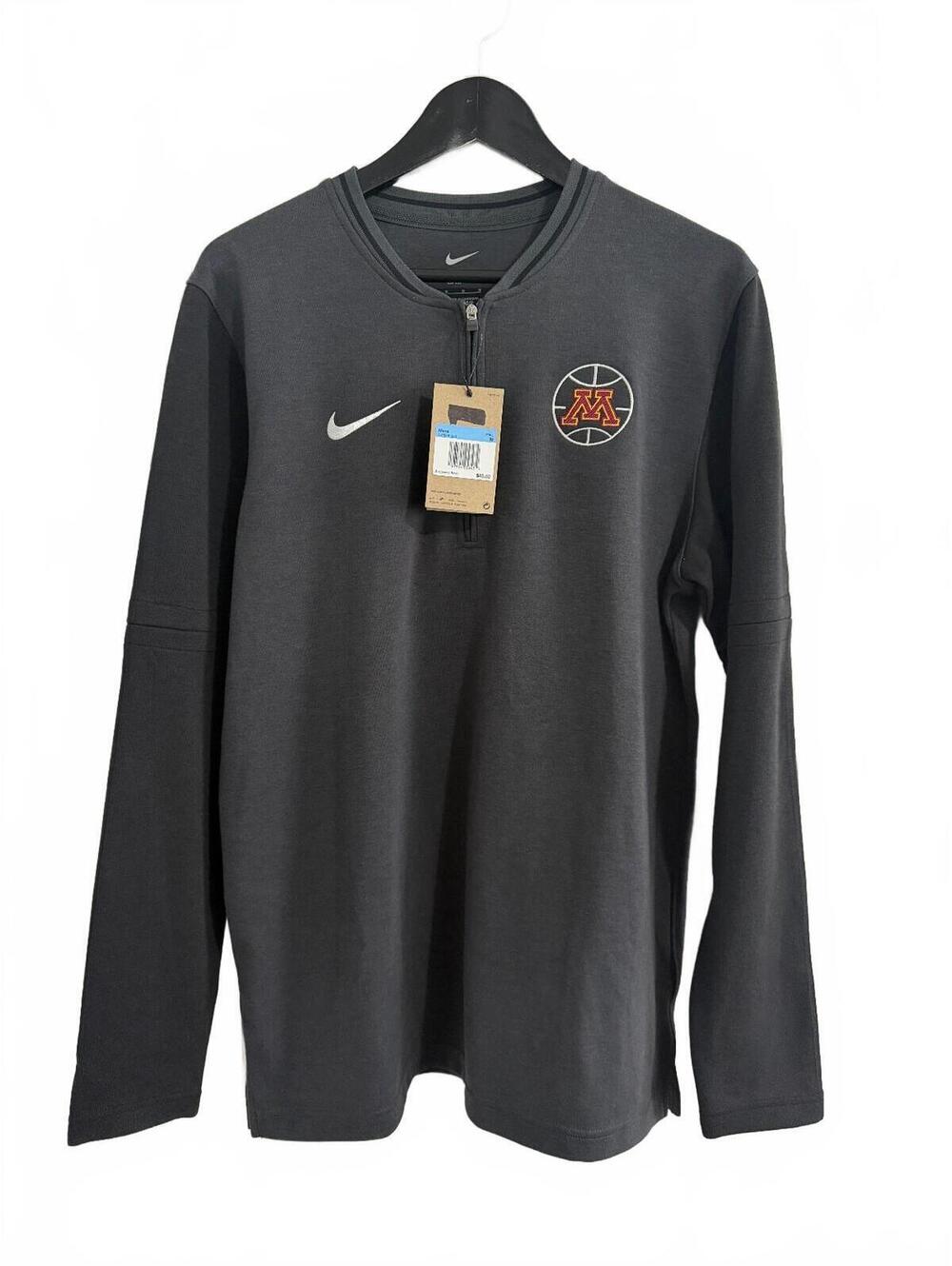 NWT Minnesota Gophers Basketball Nike 1/4-Zip Sz Medium
